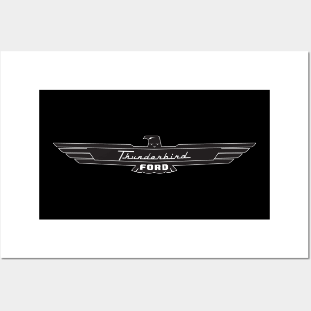 Thunderbird Emblem Black Bird Wall Art by PauHanaDesign